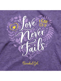 Cherished Girl Love Never Fails Women's T-Shirt-Lange General Store