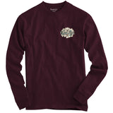 Cherished Girl Turquoise Cross Women's Long Sleeve T-Shirt-Lange General Store
