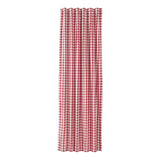 Annie Red Buffalo Check Extra Long Panel Curtain-Lange General Store