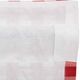 Cherry Ann Buffalo Check Prairie Swag Curtains