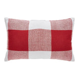 Cherry Ann Check Fringed Pillow-Lange General Store