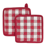 Cherry Ann Check Pot Holder-Lange General Store