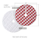 Cherry Ann Check Tree Skirt