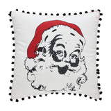 Cherry Ann Check Vintage Santa Pillow 18 x 18-Lange General Store