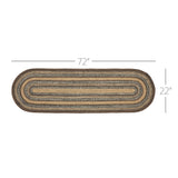 Chestnut Collection Braided Rugs - Oval