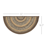 Chestnut Collection Braided Rugs - Oval