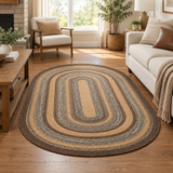 Chestnut oval rug lifestyle image