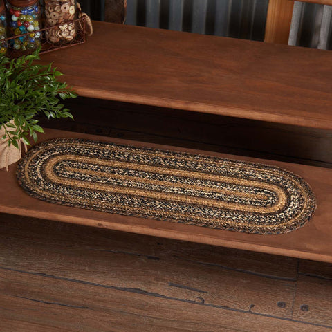 Espresso Stair Tread Rug - Oval-Lange General Store
