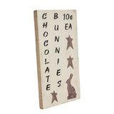 Chocolate Bunnies Wooden Sign-Lange General Store