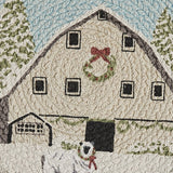 Christmas Barn Braided Placemats Set of 4
