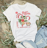 Christmas Old Fashion Candy Cane T-Shirt-Lange General Store