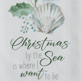 Christmas Seashells Dishtowels-Lange General Store