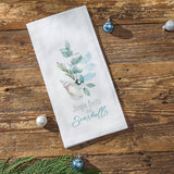 Christmas Seashells Dishtowels-Lange General Store