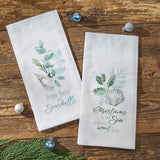 Christmas Seashells Dishtowels-Lange General Store