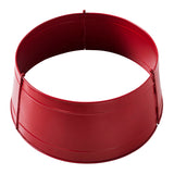 Christmas Tree Collar Metal Barn Red-Lange General Store