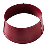 Christmas Tree Collar Metal Burgundy-Lange General Store