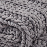 Chunky Ribbed Knit Throw-Lange General Store