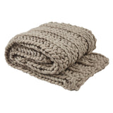 Chunky Ribbed Knit Throw-Lange General Store