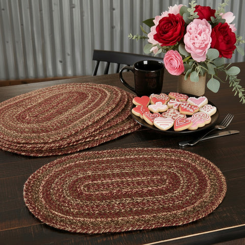 Cider Spice Braided Placemats Set of 6-Lange General Store