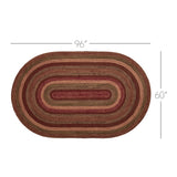 Cider Spice Collection Braided Rugs - Oval