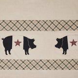 Cider Spice Primitive Pig Shower Curtain-Lange General Store