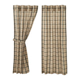 Cider Spice Short Panel Curtains-Lange General Store