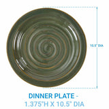 Clairsin Dinnerware - Caprese Green-Lange General Store