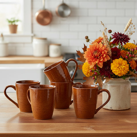 Clairsin Mug Set of 4 - Tomato Soup