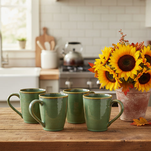 Clairsin Mug Set - Caprese Green-Lange General Store