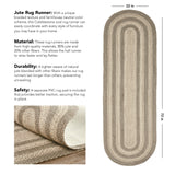 Cobblestone Collection Braided Rugs - Oval-Lange General Store