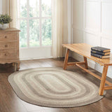 Cobblestone Collection Braided Rugs - Oval-Lange General Store