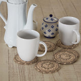 Cobblestone Jute Coasters-Lange General Store