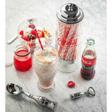 Coca Cola Glass Straw Dispenser-Lange General Store