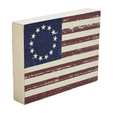 Colonial Flag Wooden Sign-Lange General Store