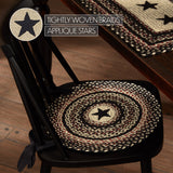 Colonial Star Braided Chair Pad