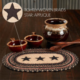 Colonial Star Braided Oval Placemat-Lange General Store