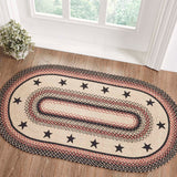 Colonial Star Collection Braided Rugs - Oval - Lange General Store