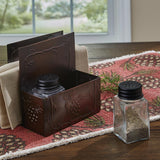 Copper Pine Napkin Holder & Shaker Caddy-Lange General Store