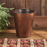 Copper Pine Waste Basket-Lange General Store