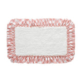 Coral Buffalo Check Bath Mat-Lange General Store