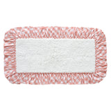 Coral Buffalo Check Bath Mat-Lange General Store