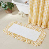 Cornsilk Yellow Buffalo Check Bath Mat - Lange General Store