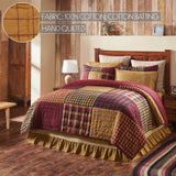 Correll Burgundy & Natural Quilt-Lange General Store