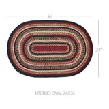 Correll Collection Braided Rugs - Oval