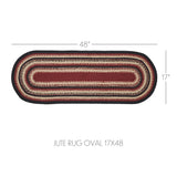 Correll Collection Braided Rugs - Oval