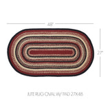 Correll Collection Braided Rugs - Oval