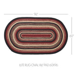 Correll Collection Braided Rugs - Oval