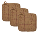 Connell Patchwork Pot Holder Set of 3-Lange General Store