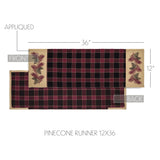 Correll Pinecone Table Runner