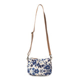 Cottage Rose Blue Crossbody Bag-Lange General Store